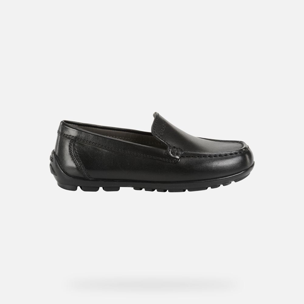 Geox Erkek Çocuk Loafers Siyah - New Fast - TEQ-497635